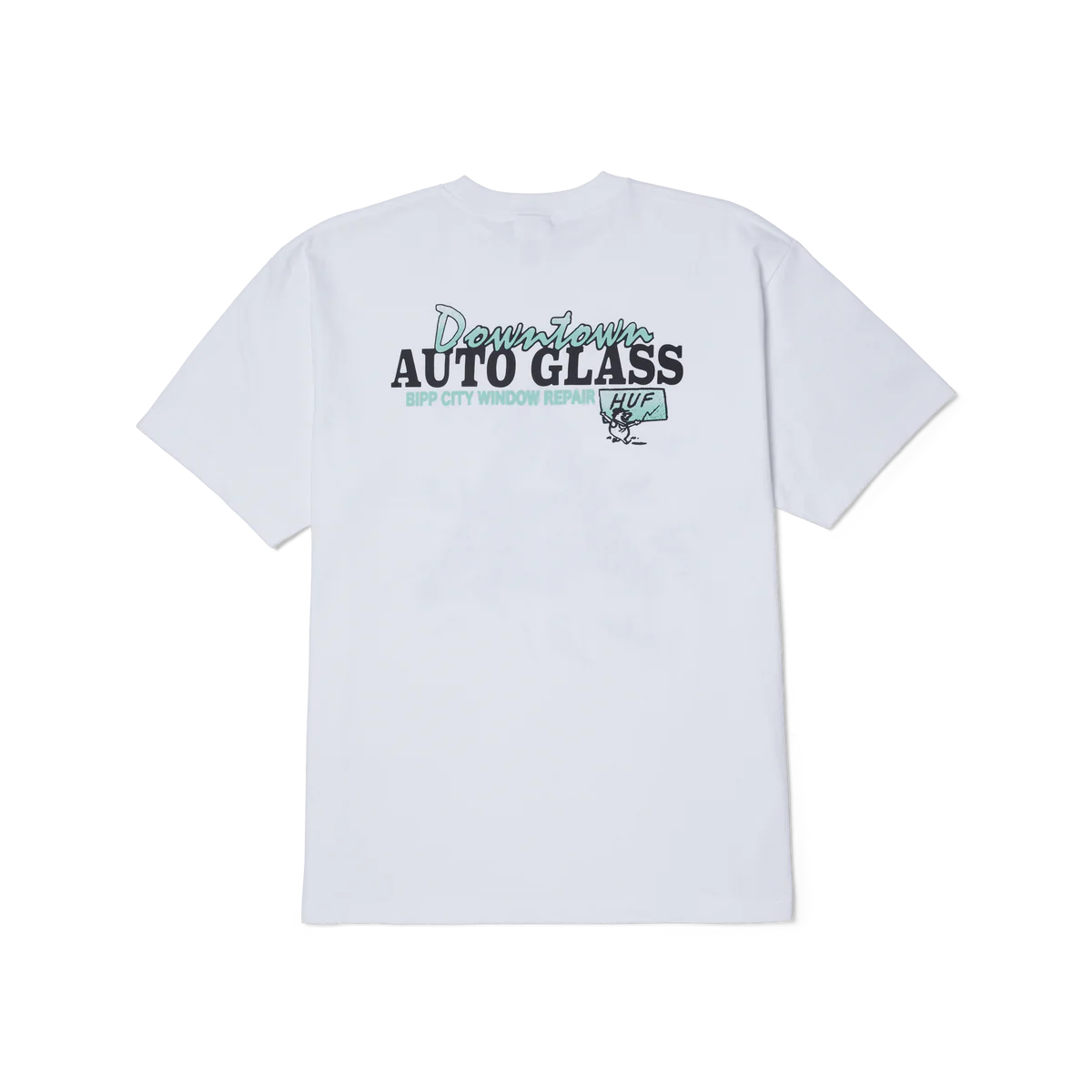 CAMISETA HUF | AUTO GLASS WHT