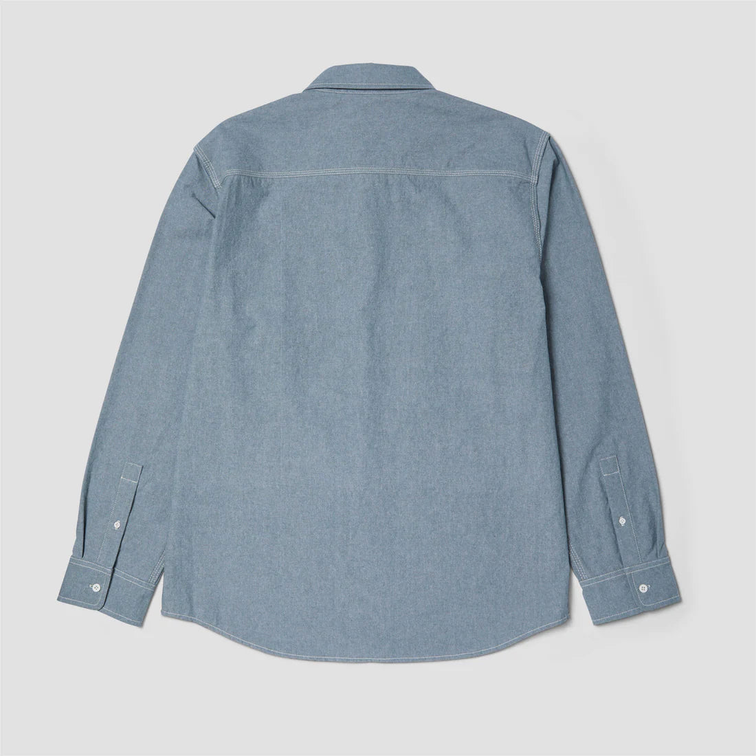 CAMISA HUF | TOTAL ECLIPSE CHAMBRAY LBLUE