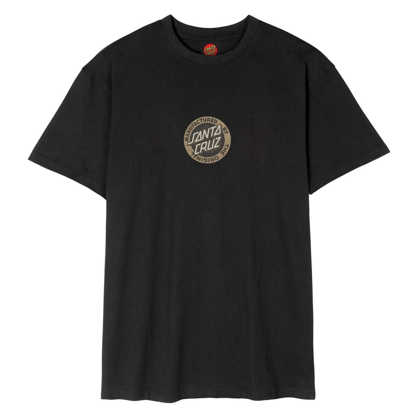 CAMISETA SANTA CRUZ | CARVED MFG FRONT BLK