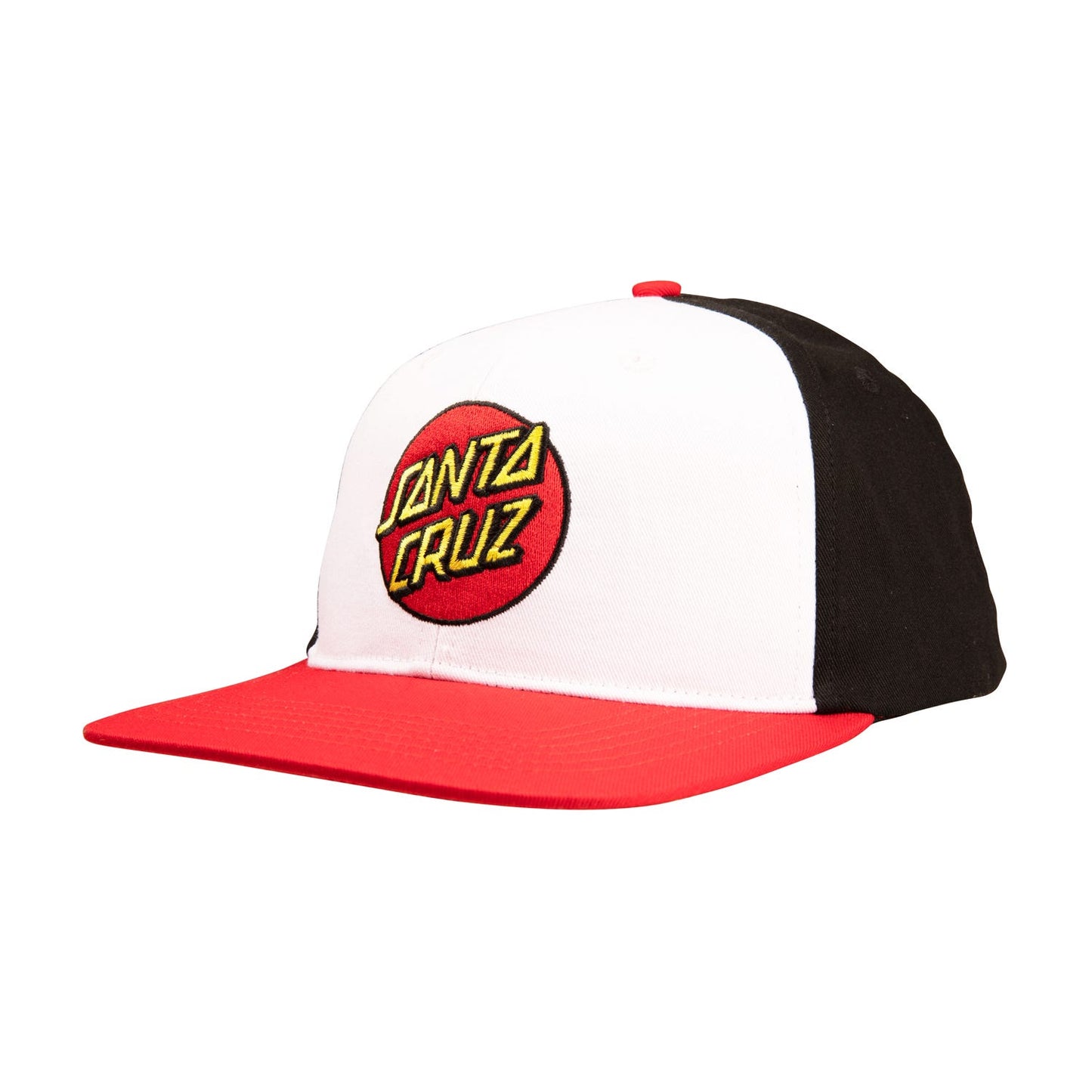 GORRA SANTA CRUZ | CLASSIC DOT SNAPBACK WHT/BLK/RED