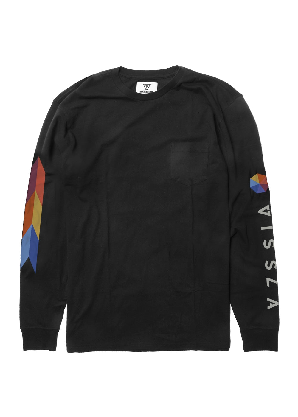 Camiseta manga larga VISSLA | Spectrum LS PKT Tee-BLK