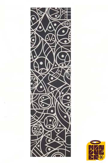 Lija Dark Room - Pusher - Negro (9" x 33") - Monduber Skate Shop