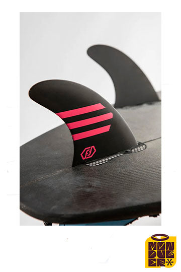 Quilla FEATHER FINS | Epoxy Hc Black/Coral Click tab
