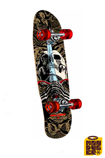 Cruiser POWELL PERALTA | Mini Skull & Sword Gold Birch 8.00"