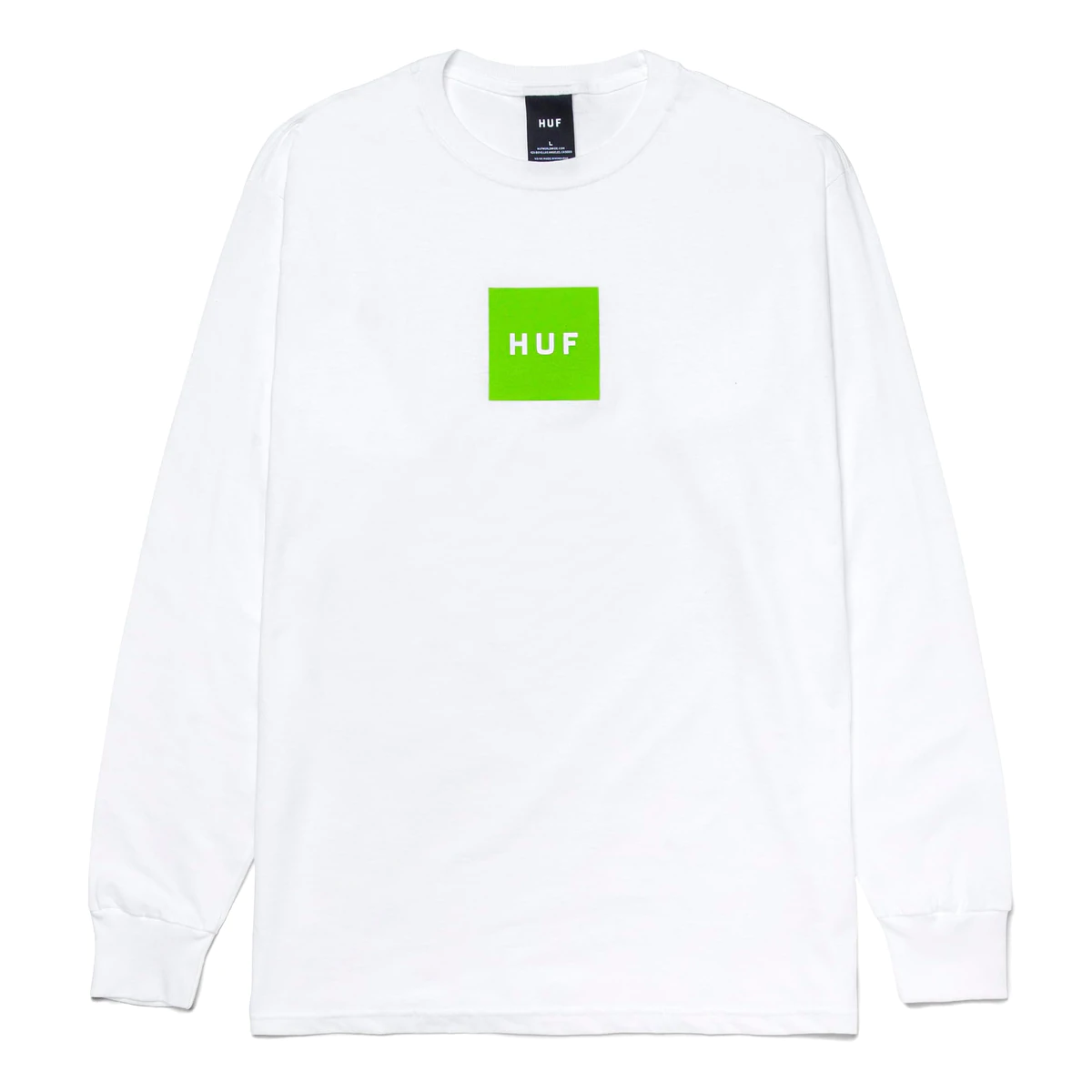 Camiseta manga larga HUF |  Essentials Box Logo - Monduber Skate Shop