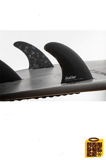 Quillas FEATHER FINS | Fiberglass Series Balck Click Tab