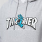 Sudadera Thrasher x Santa Cruz | Screaming Logo Gris