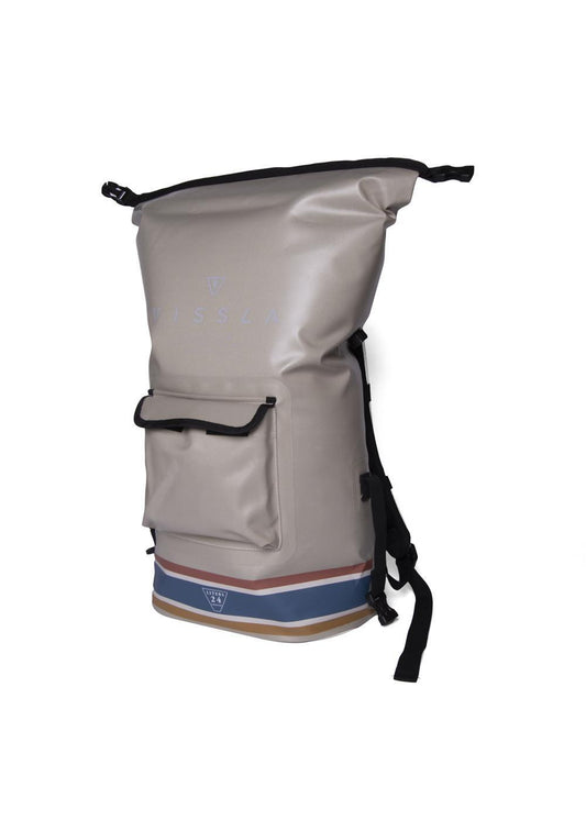 Mochila estanca VISSLA |  Ice Seas Cooler 24L Dry Backpack-KHA
