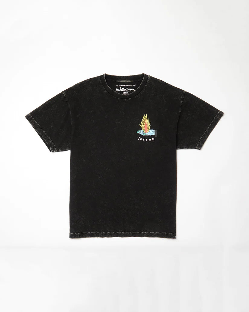 CAMISETA VOLCOM | BOB MOLLEMA 1 LSE LIGHT ACID BLK