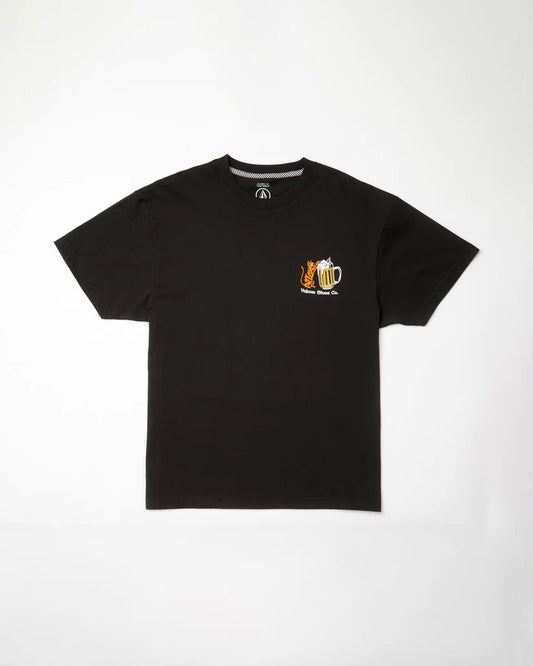 CAMISETA VOLCOM | CURIOUS CAT BLK