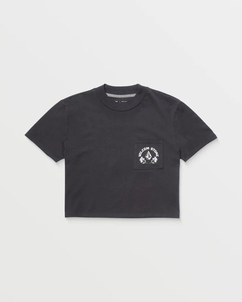 CAMISETA VOLCOM MUJER | POCKET DIAL VINTAGE BLK