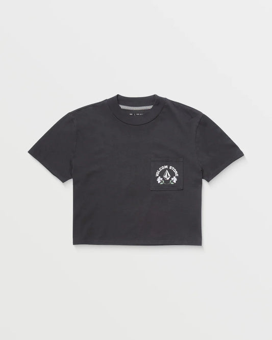 CAMISETA VOLCOM MUJER | POCKET DIAL VINTAGE BLK