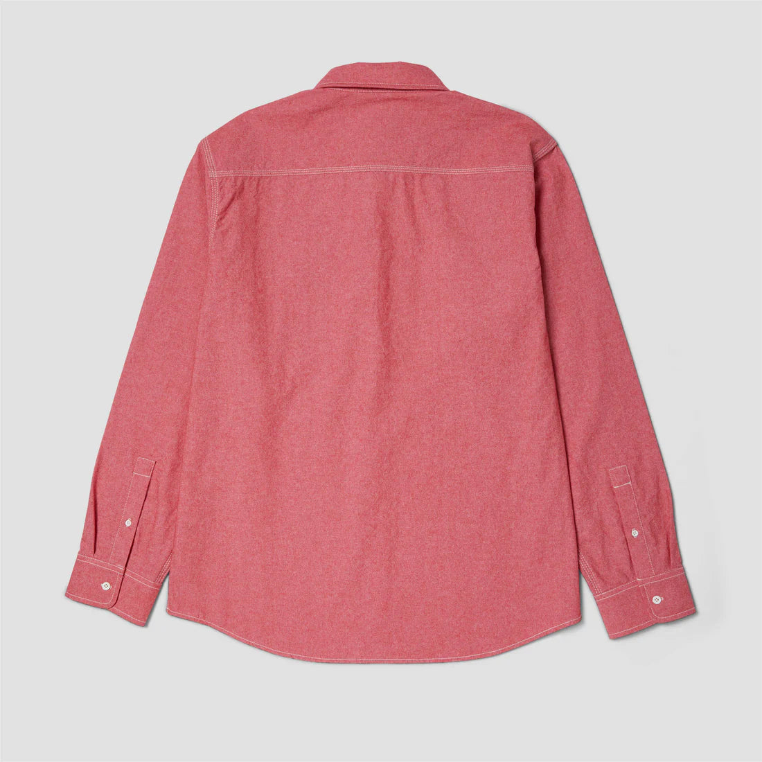 CAMISA HUF | TOTAL ECLIPSE CHAMBRAY RED