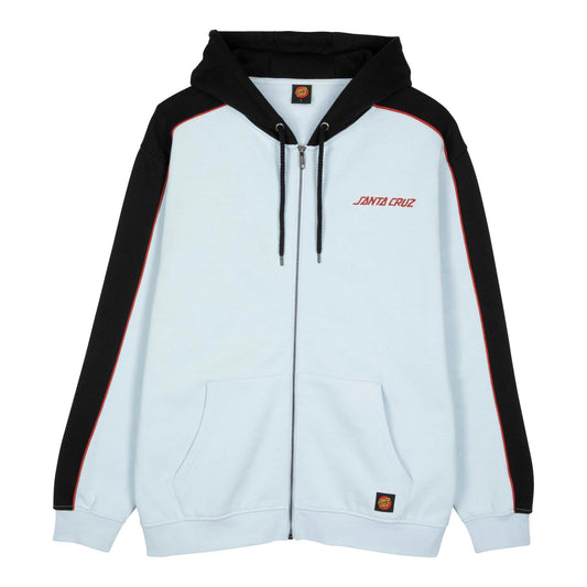 SUDADERA SANTA CRUZ | ZIP HOOD STRIP RACER FRSH BLUE