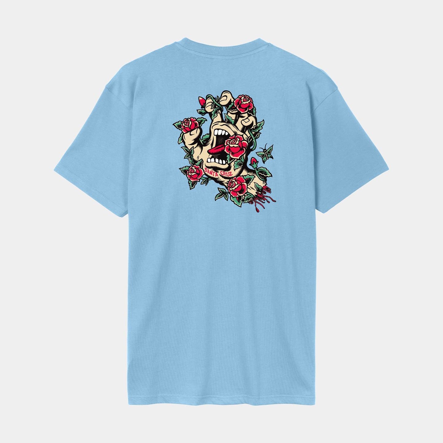 CAMISETA SANTA CRUZ | SCREAMING ROSE FLASH PACIFIC BLUE