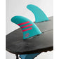 Quillas FEATHER FINS | Ultralight Epoxy HC Click Tab Light Blue