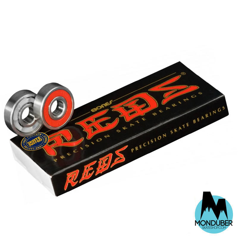 Rodamientos Bones Bearings - Reds 8mm - Monduber Skate Shop