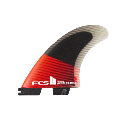 Quillas FCS II  | Accelerator PC Tri Fins Red/Black M