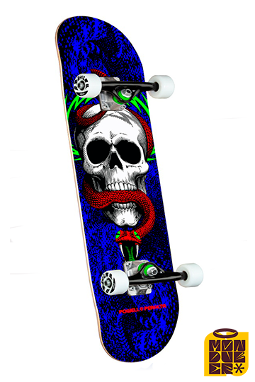 Tabla completa POWELL PERALTA | Skull & Snake One Off Royal Blue 7.75"