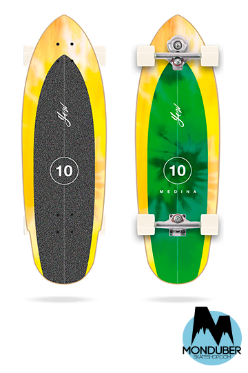 Surfskate YOW x Medina | Tie Dye 33" Eje S5 - Monduber Skate Shop