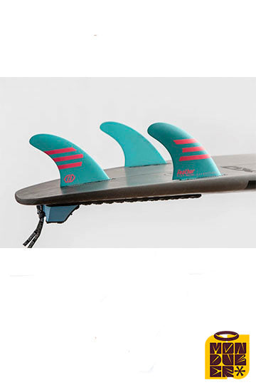 Quillas FEATHER FINS | Ultralight Epoxy HC Click Tab Light Blue