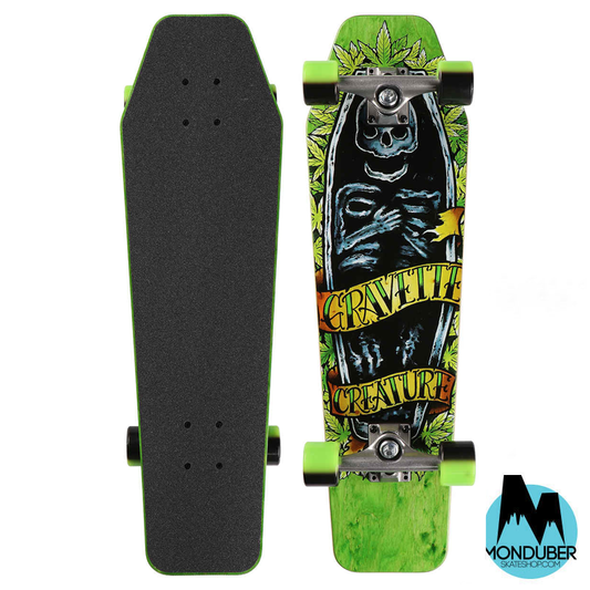Cruiser Completo - Creature - Gravette 28.8" - Verde - Monduber Skate Shop