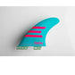 Quillas FEATHER FINS | Ultralight Epoxy HC Click Tab Light Blue