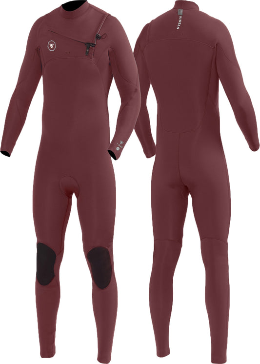 Neopreno VISSLA | 7 Seas 4-3 Full Chest Zip Wetsuit, BOO