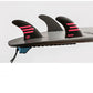 Quilla FEATHER FINS | Epoxy Hc Black/Coral Click tab