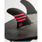 Quilla FEATHER FINS | Epoxy Hc Black/Coral Click tab