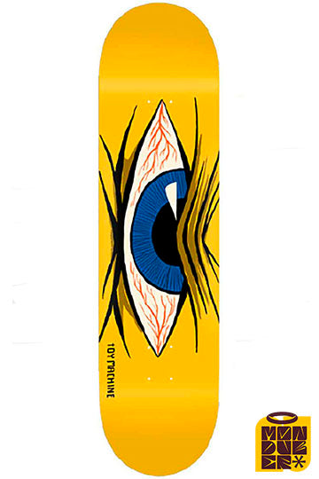 Tabla TOY MACHINE | Mad Eye Deck 8.38 x 32.25 - Yellow