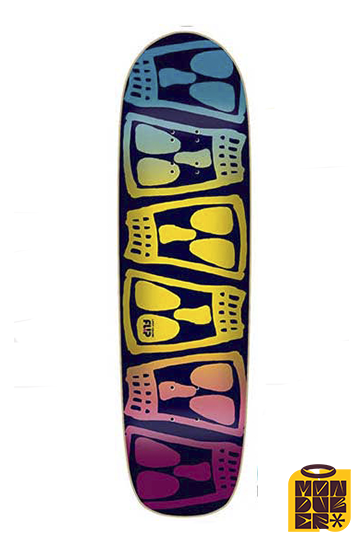 Tabla Flip Skateboards - Serie Mountain Vato Repeater - Multicolor - Monduber Skate Shop