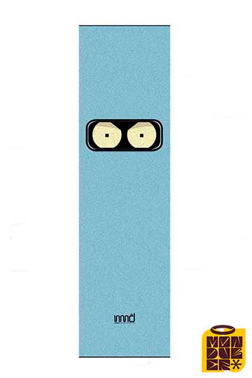 Lija Nomad Skateboarding | Robot 9" x 33" - Monduber Skate Shop
