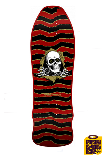 Tabla Old School  POWELL PERALTA |  Geegah Ripper Maroon 9.75" - Monduber Skate Shop