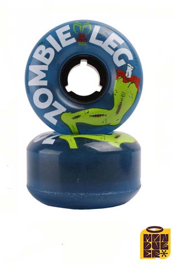 Ruedas Muckefuck Skateboards - 56mm - 80a - Azul - ZOMBIE LEG - Monduber Skate Shop